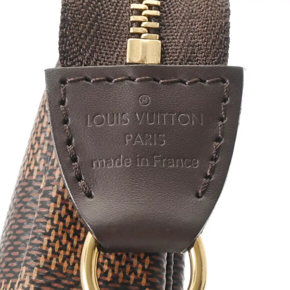 LOUIS VUITTON Damier Mini Pochette Accessoires Brown - Picture 11 of 12